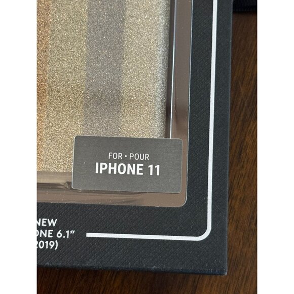 Genuine OEM Coach Protective Case for iPhone 11 6.1" Americana Glitter Silver - Picture 3 of 4